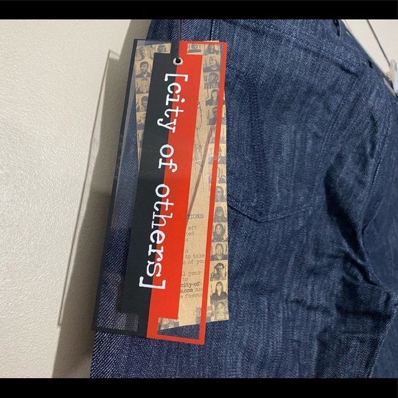 NWT City Of Others || Woman’s Wide Leg blue Jeans.size 31Wx 33.5L - Picture 6 of 11